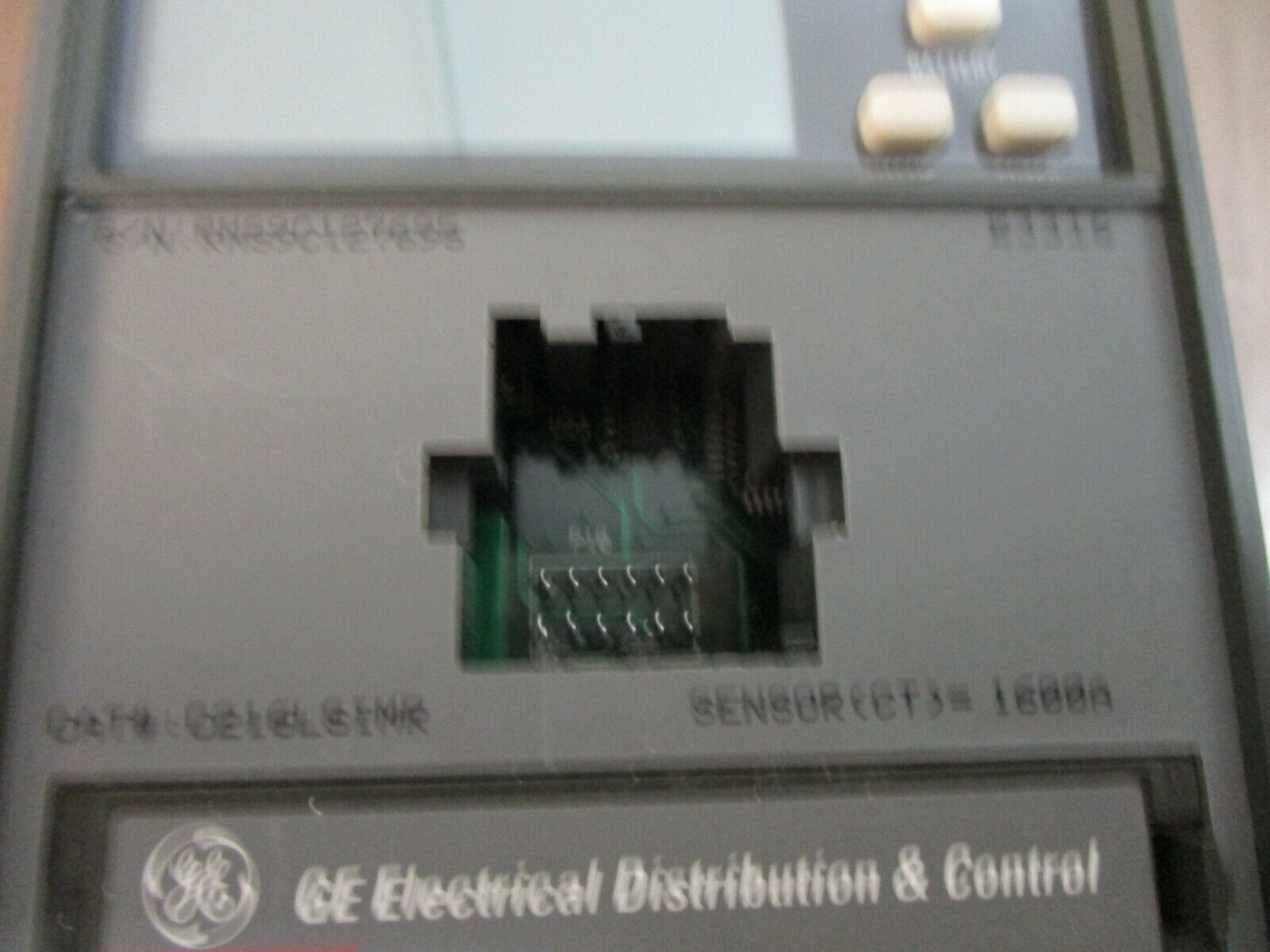GE MicroVersaTrip PM Trip Unit C216LSIMR Sensor: 1600A Used