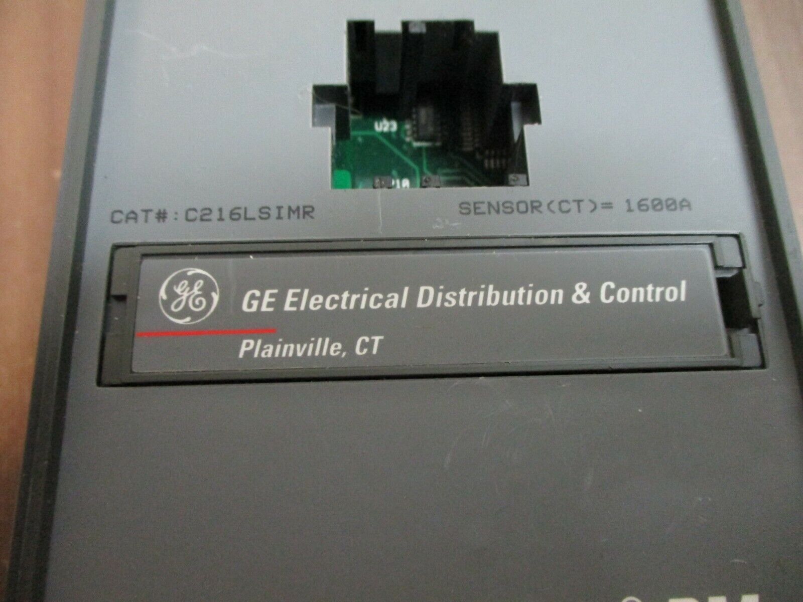 GE MicroVersaTrip PM Trip Unit C216LSIMR Sensor: 1600A Used