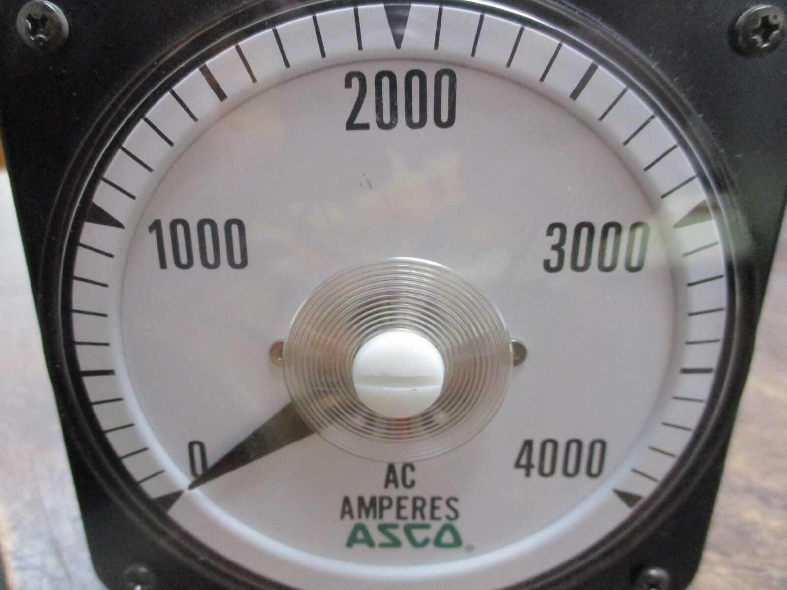 ASCO AC Ampmeter AB-40P Input: 0-5A Range: 0-4000V Used