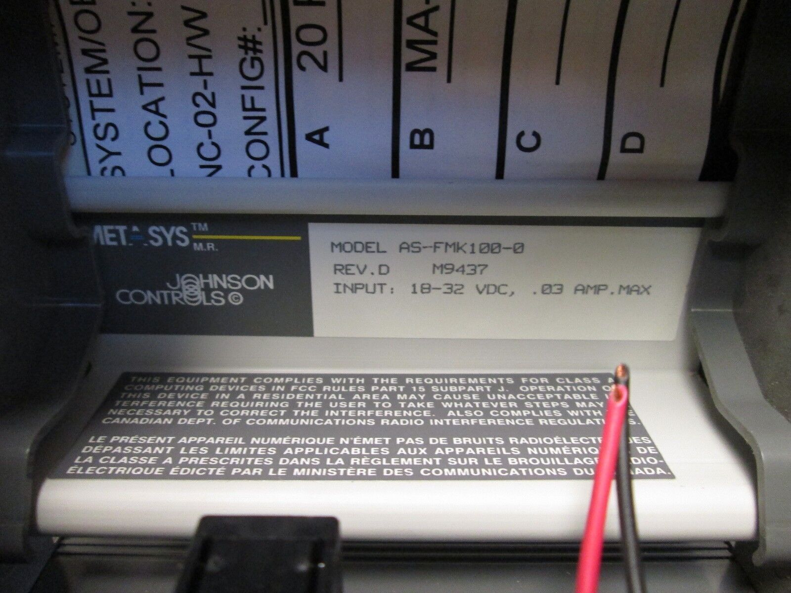 Johnson Controls/Metasys Function Module AS-FMK100-0 (1) OAP102 (1) OAP103 Used