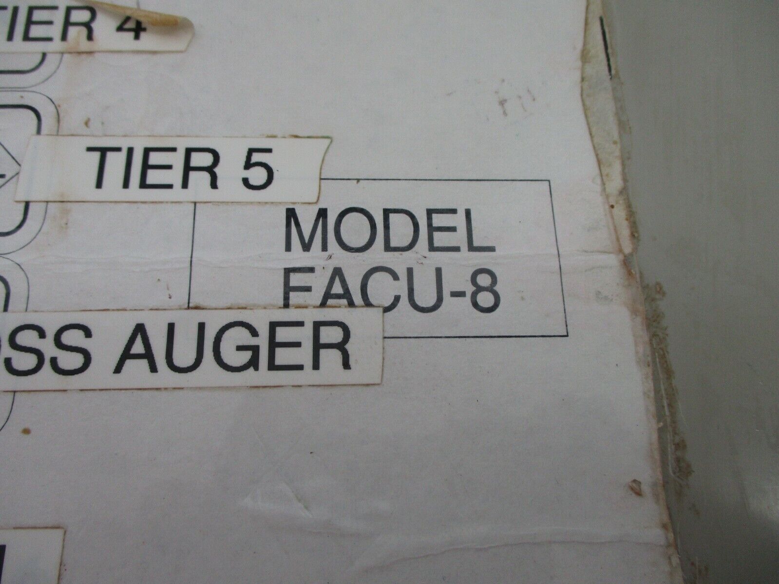 Automated Environments, Inc. Feed Auger Relay Control Unit FACU-8 Used