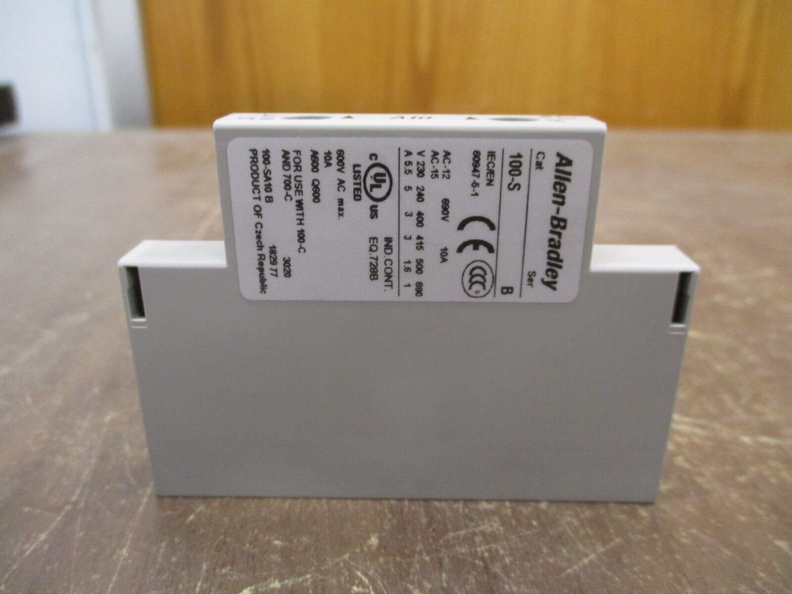 Allen-Bradley Auxiliary Contact 100-SA10 Ser. B 1 N.0. New Surplus