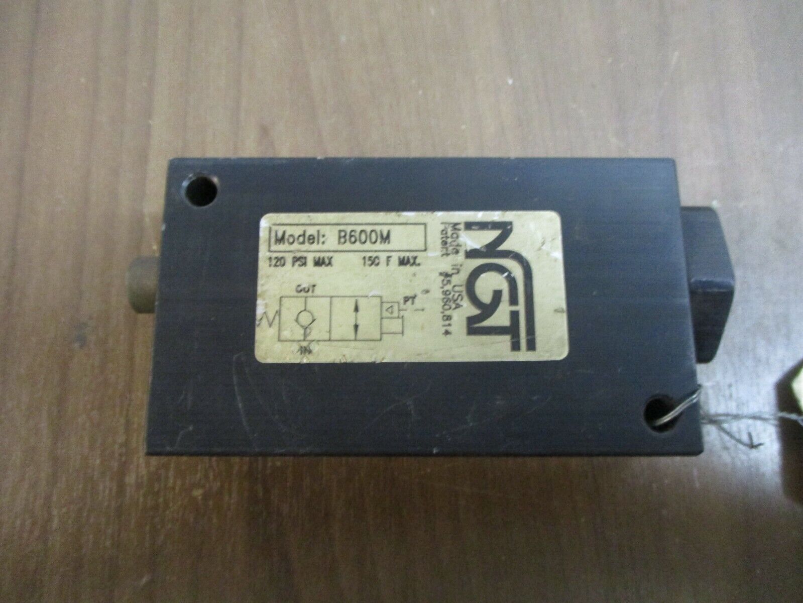 NGT Check Valve B600M 120PSI 150°F Used