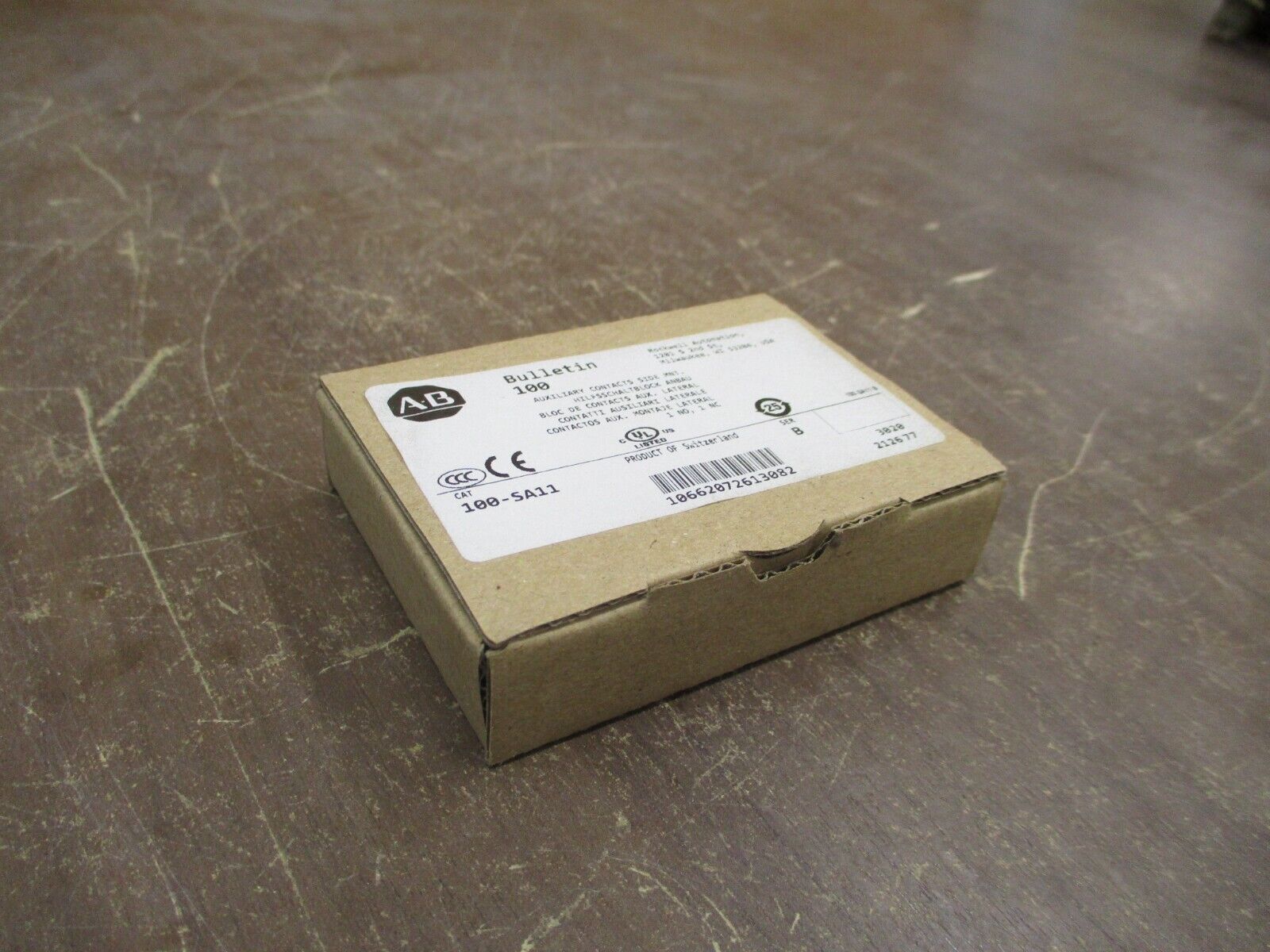 Allen-Bradley Aux. Contact 100-SA11 Ser. B 1 N.O. 1 N.C. New Surplus
