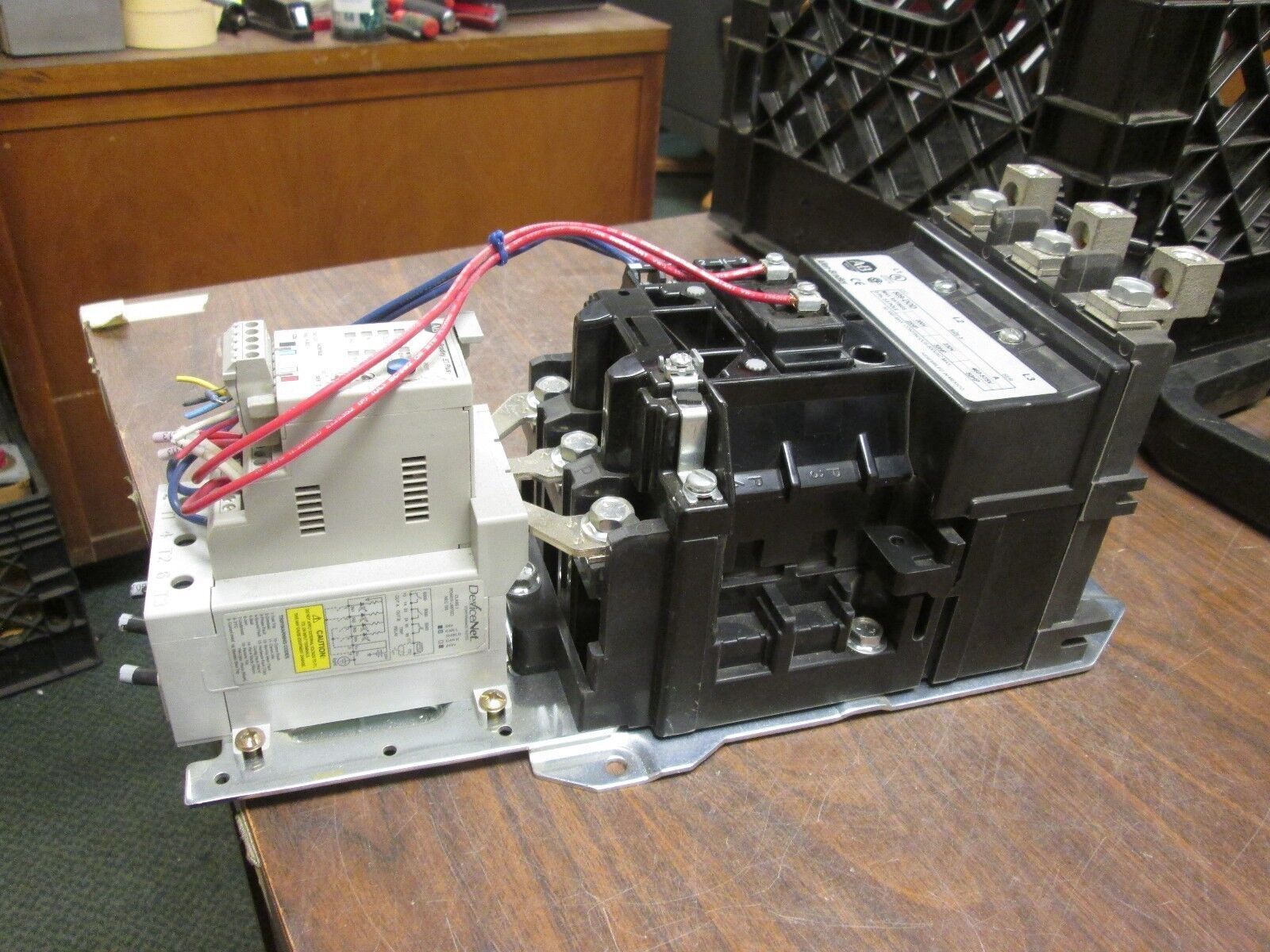 Allen-Bradley Size 3 Starter 509-DOD 90A 600V Overload Range: 9-45A Used