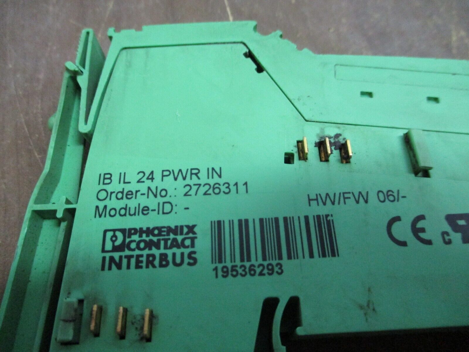 Phoenix Contact Interbus Inline Power Terminal Block 2726311 IBIL24PWRIN HW: 06