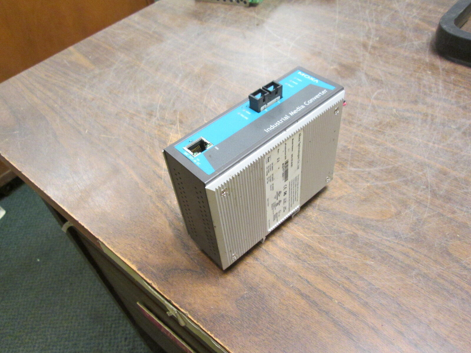 Moxa Industrial Media Converter IMC-101-M-SC Rev. 2.3 12-48VDC Used