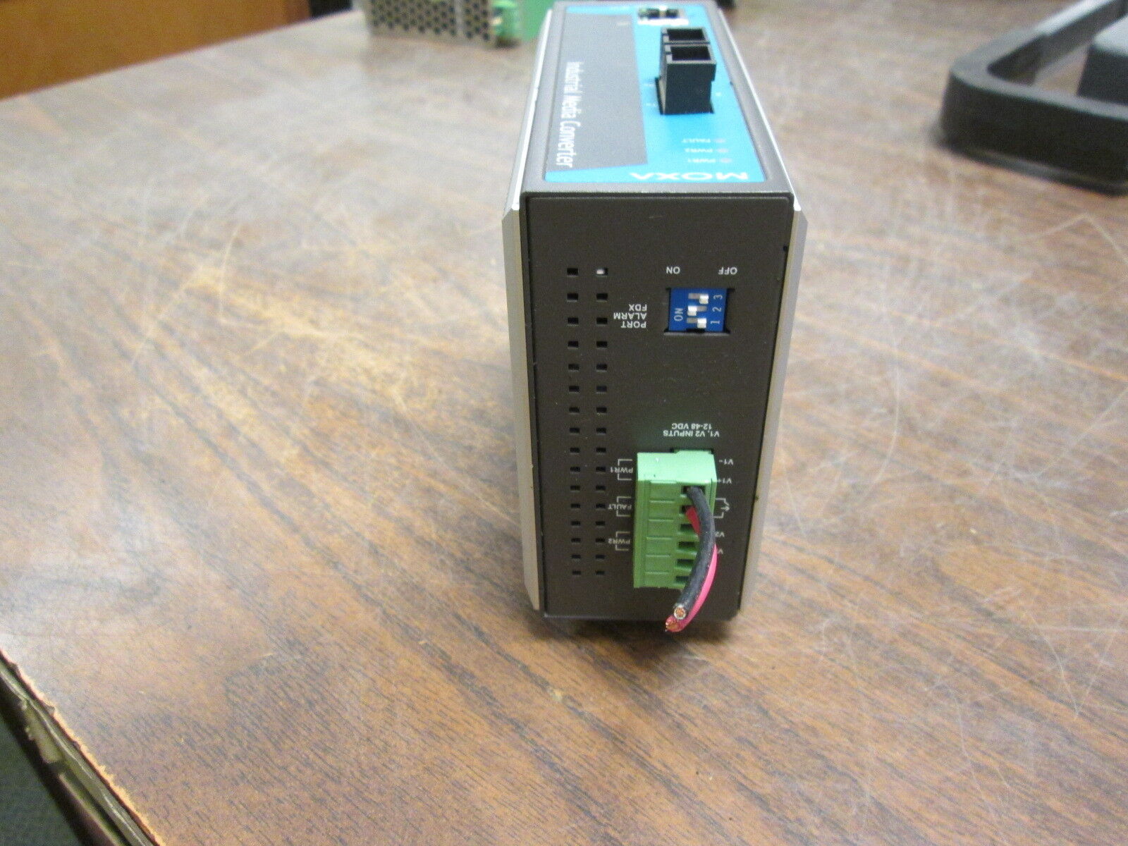 Moxa Industrial Media Converter IMC-101-M-SC Rev. 2.3 12-48VDC Used