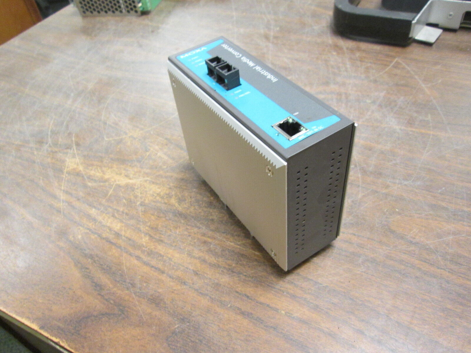 Moxa Industrial Media Converter IMC-101-M-SC Rev. 2.3 12-48VDC Used