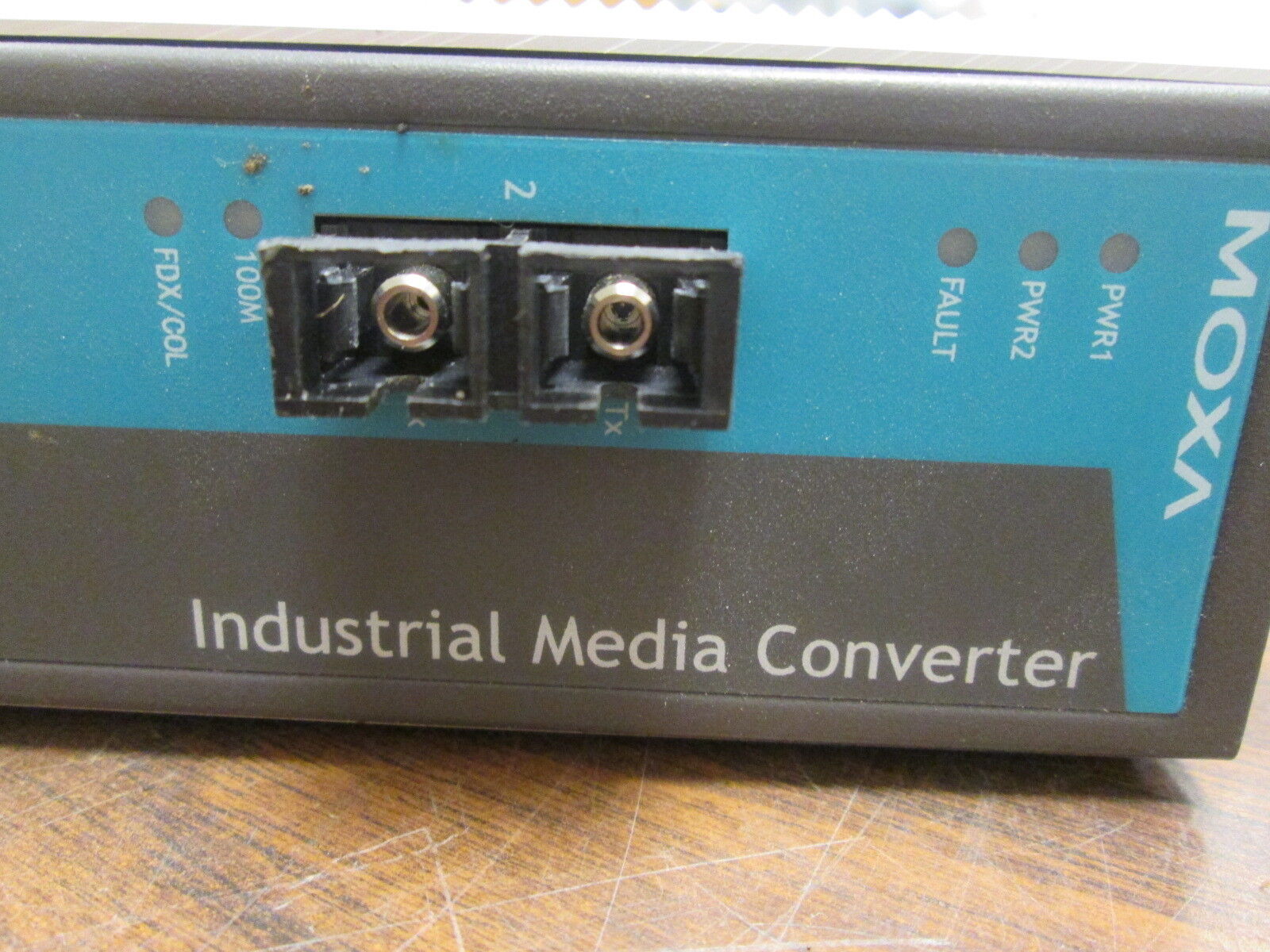 Moxa Industrial Media Converter IMC-101-M-SC Rev. 2.3 12-48VDC Used