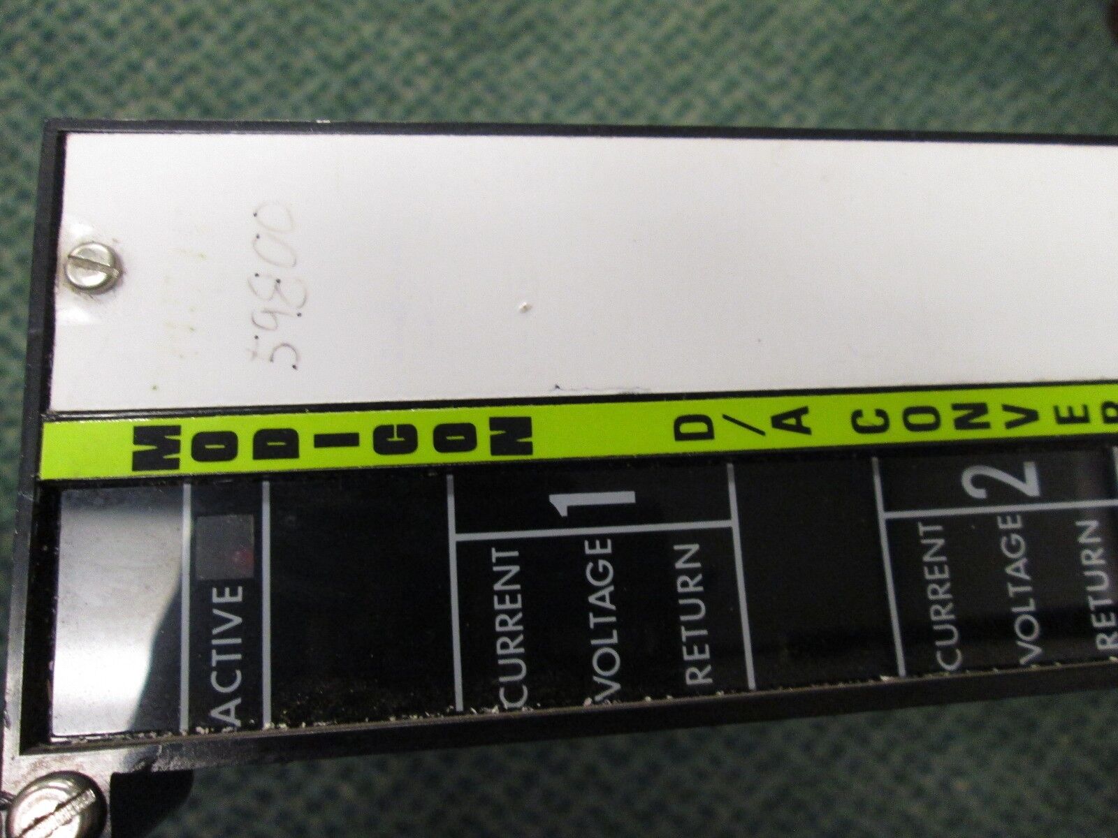 Modicon D/A Converter B262 Used