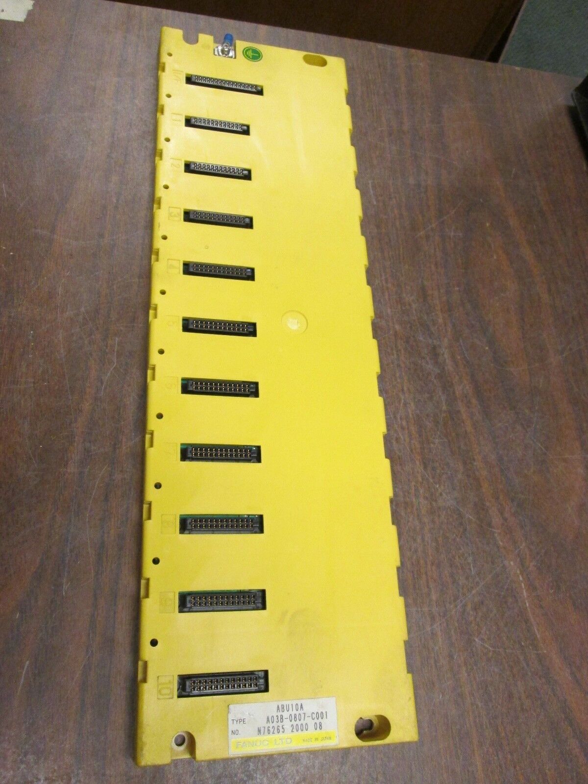 Fanuc I/O Module Base A03B-0807-C001 10-Slot Used