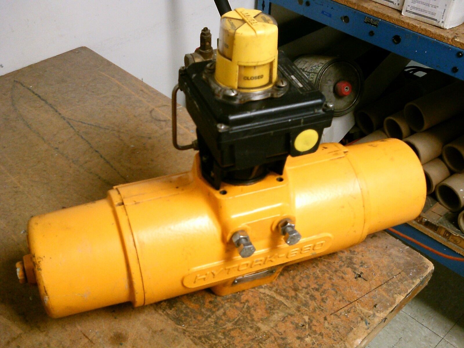 Hytork 680 Actuator w/ Accutrak Dual Display Monitor EIA-0680-S80-A 116PSI Max