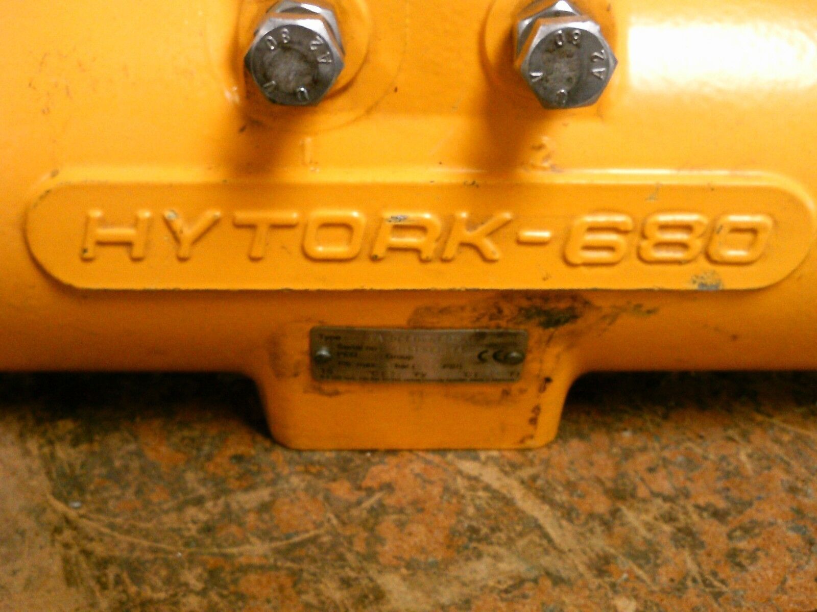 Hytork 680 Actuator w/ Accutrak Dual Display Monitor EIA-0680-S80-A 116PSI Max