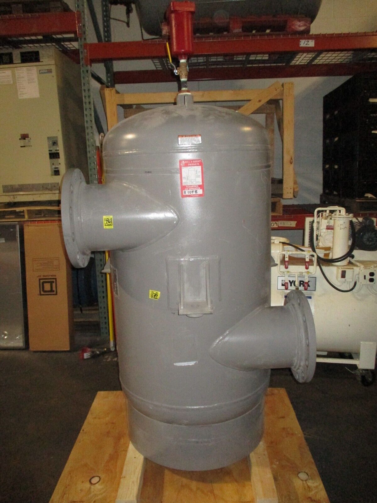 Bell & Gossett R-10FB Rolairtrol Air Separator 5-360-10-F12-004 2000GPM Used