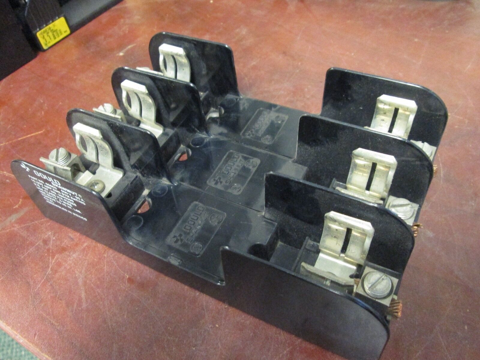 Gould Fuse Block 60603 60A 600V 3P Used