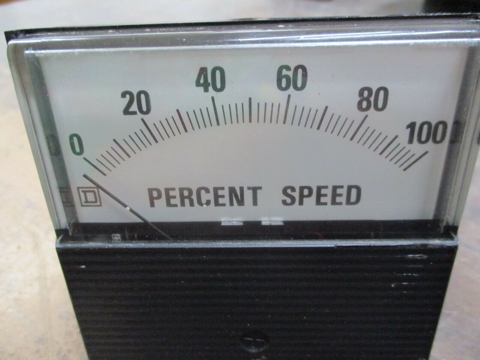 Square D Percent Speed Meter 63090 123 17 0001 Used