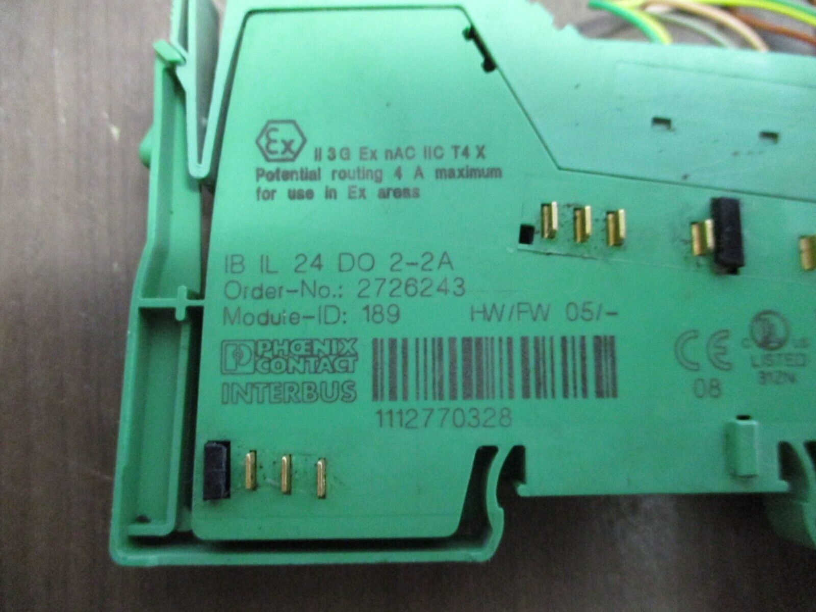 Phoenix Contact Interbus Inline Digital Output Terminal 2726243 IBIL24DO 2-2A