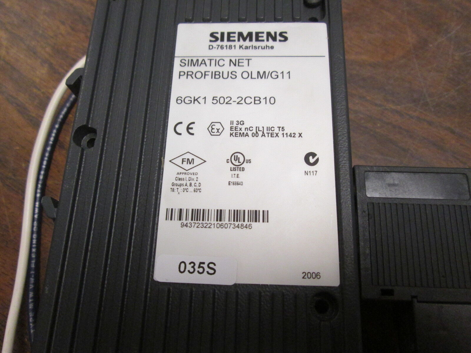 Siemens Simatic Net Profibus OLM/G11 Module 6GK1 502-2CB10 24VDC 200mA Used