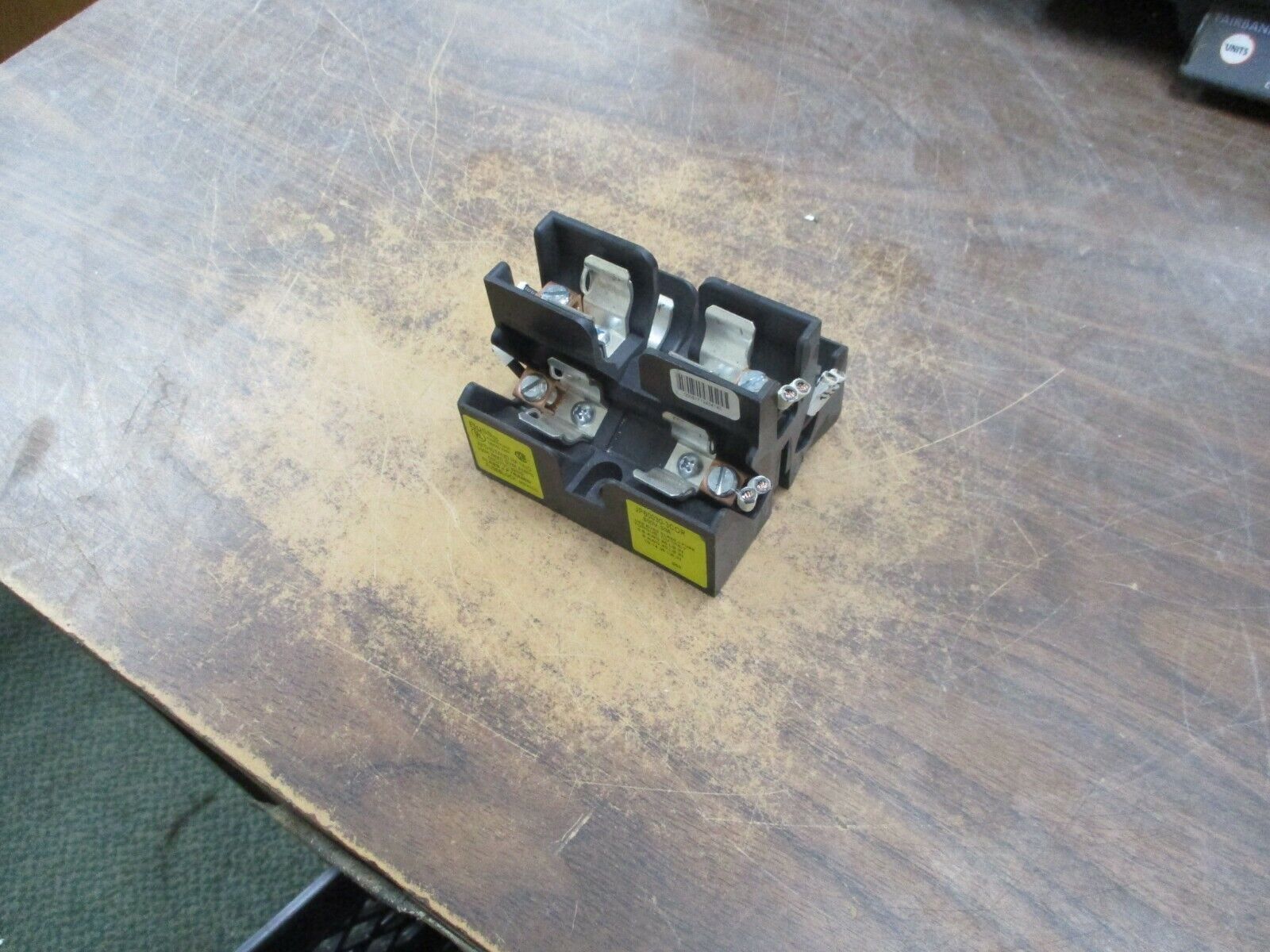 Buss Class J Pyramid Fuse Holder JP60030-3COR 30A 600V 3P Used