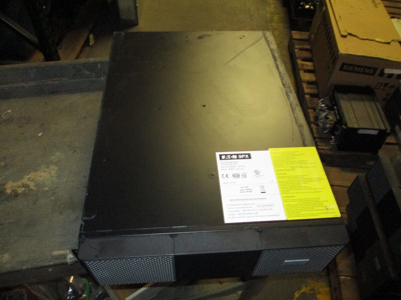 Eaton 9PXEBM180RT Extended Battery Module 9000-3091-00P Rev. 02 180V 33A Used