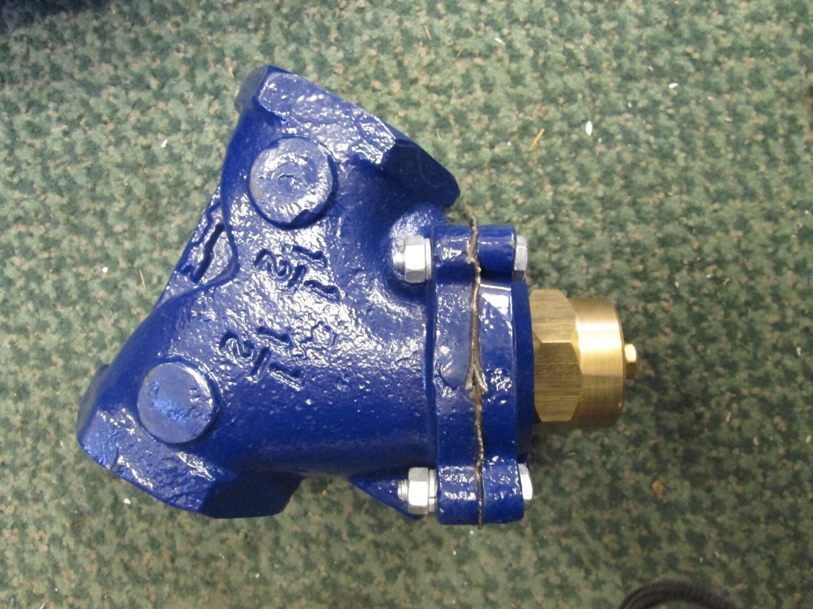 Y Valve 1-1/2" to 1-1/2" Steel New Surplus