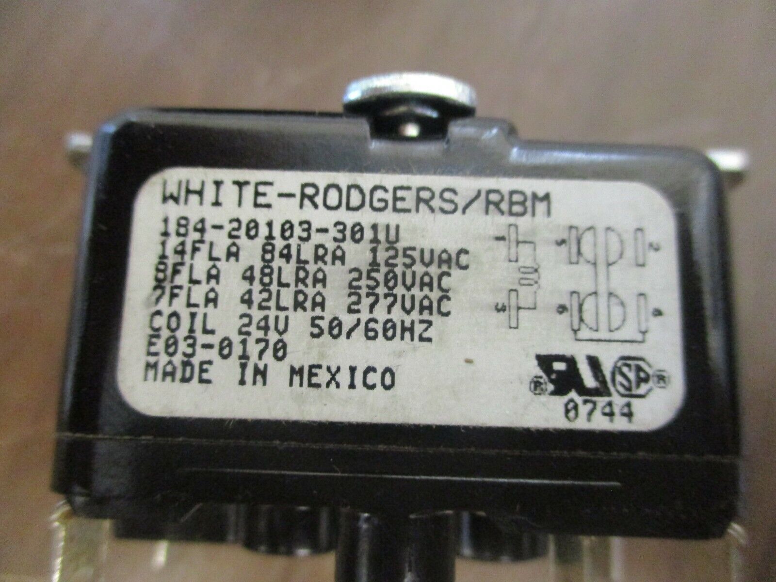 White-Rodgers Relay 184-20103-301V 24V Coil *Lot of 2* Used