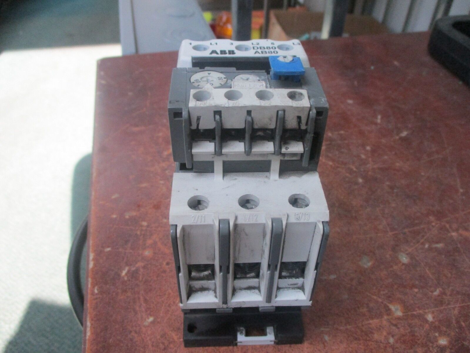 ABB Solid State Overload TA75 DU Trip: 30-60A w/ DIN Rail Adapter Used