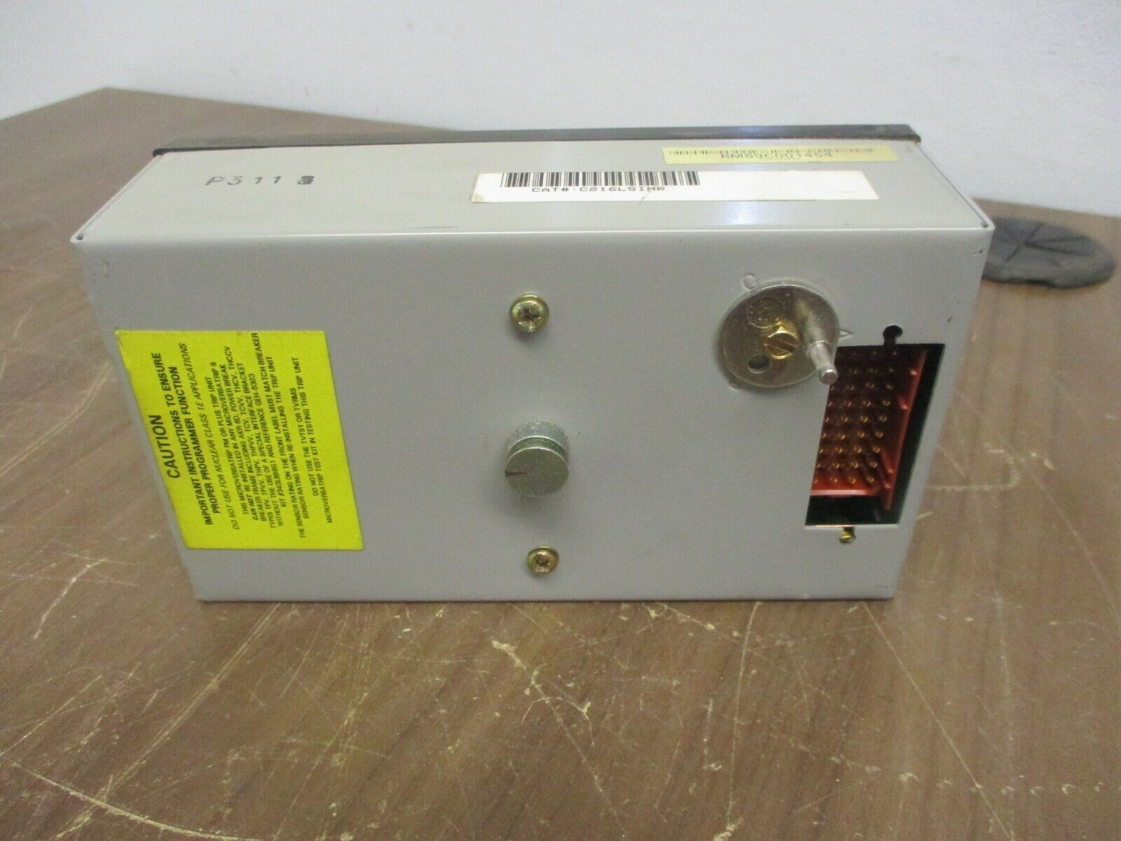 GE MicroVersaTrip PM Trip Unit C216LSIMR Sensor:1600A Used Missing Battery Cover