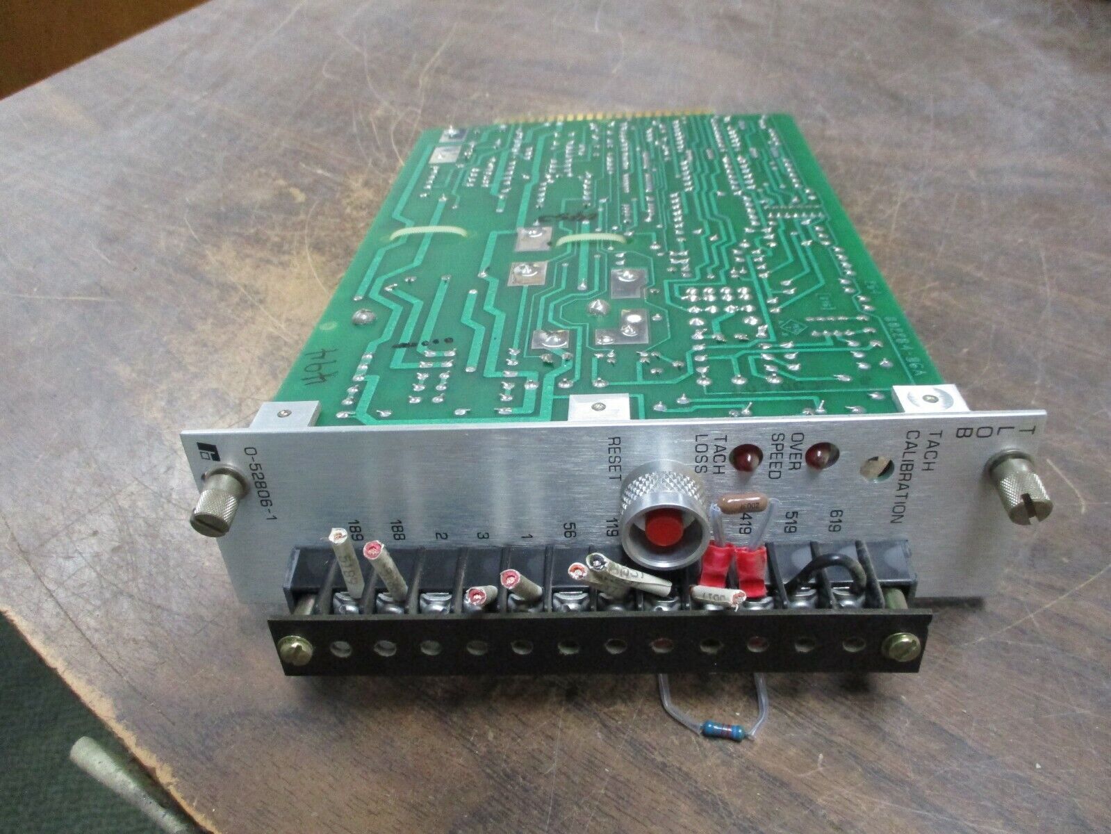 Reliance TOLB Tach Loss/Overspeed Module 0-52806-1 Used