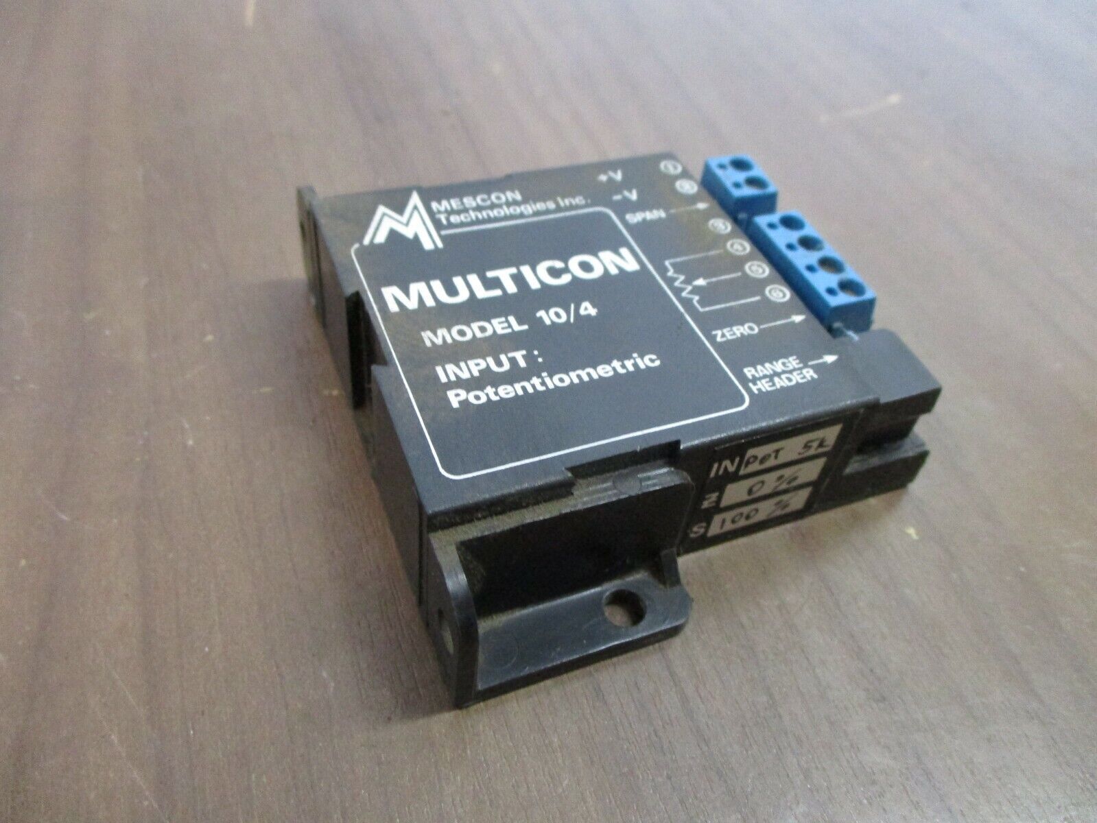 Mescon Multicon Sensor 10/4 Input: Potentiometric Used