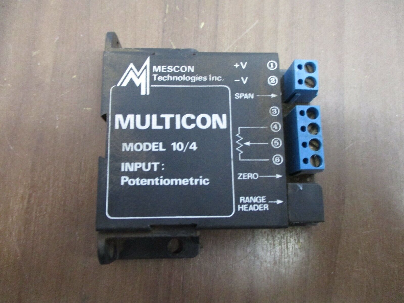Mescon Multicon Sensor 10/4 Input: Potentiometric Used