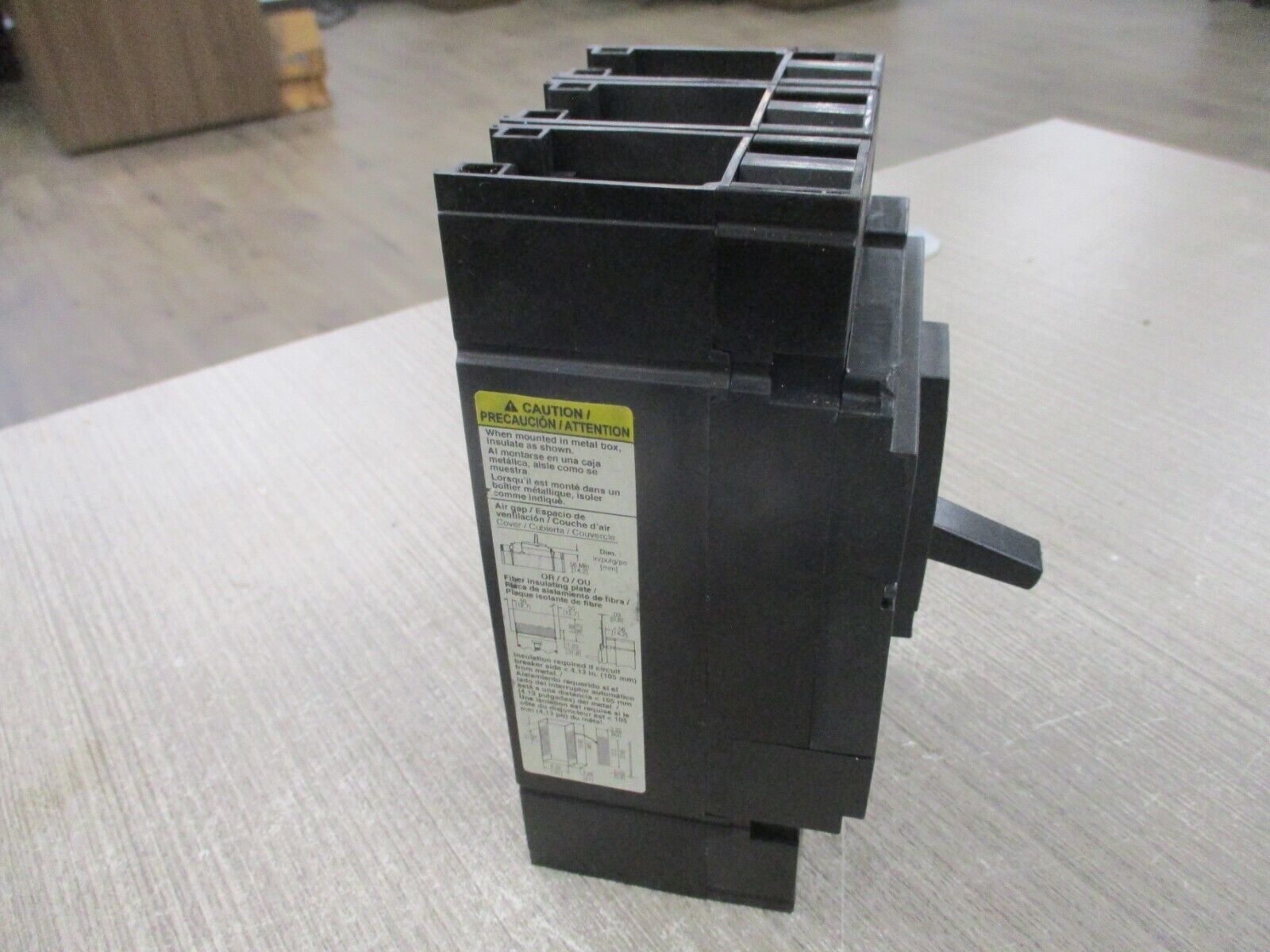 Square D PowerPact JG250 Circuit Breaker JGL36250 250A 600V 3P Used