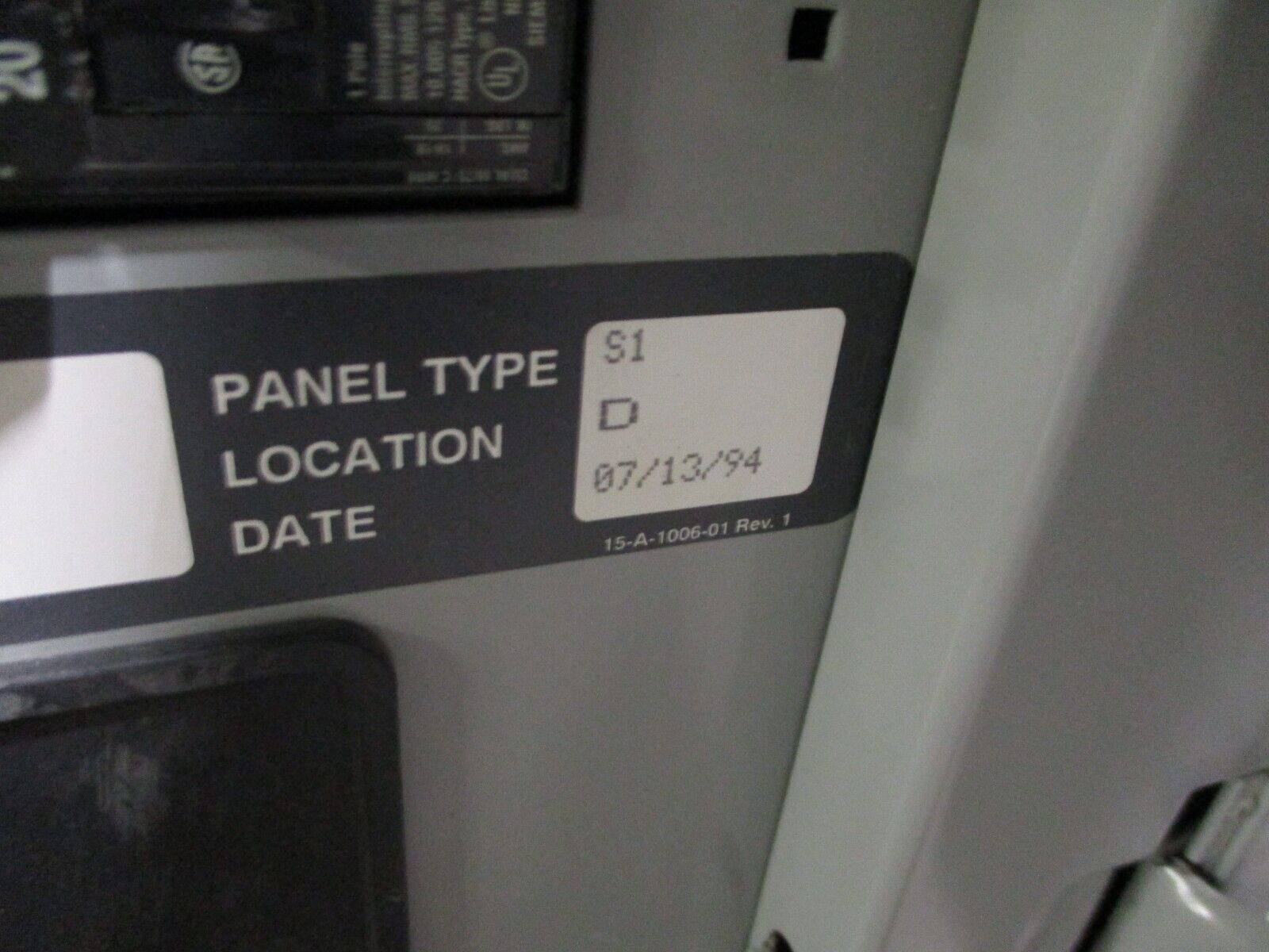 Siemens Main Breaker Circuit Breaker Panel S1C30E4100CTS 250A Max, 100A Main 3Ph