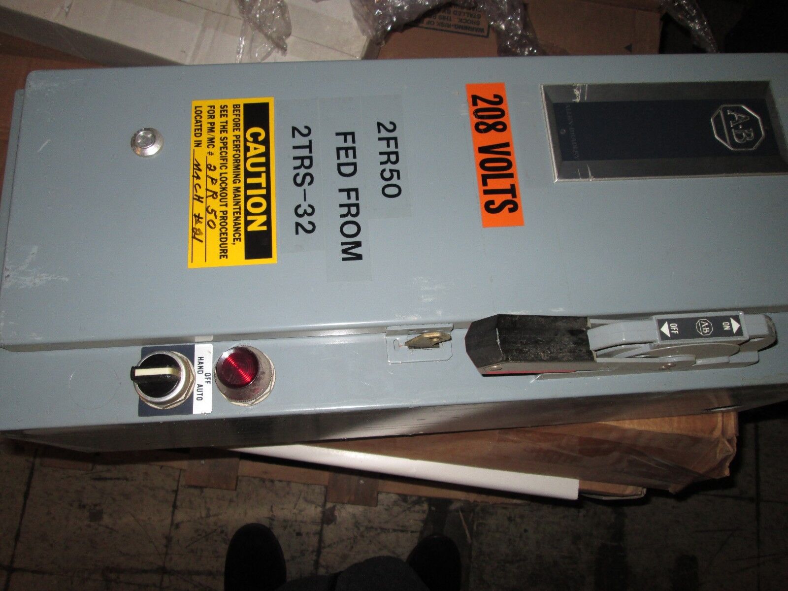 Allen-Bradley Fusible Combination 509-BOD Size 1 Coil Voltage 120V Used