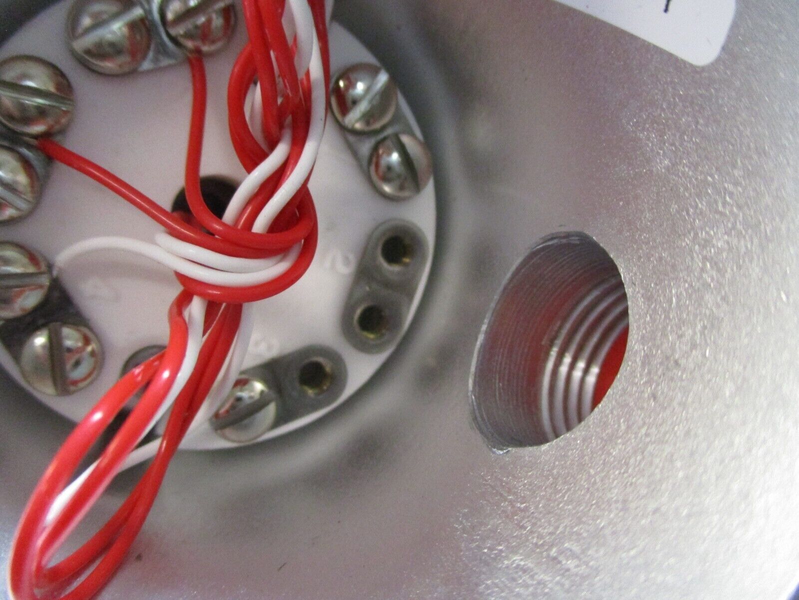 Foxboro Temperature Probe PR-13BSS-014 *Missing 3 Terminal Screws* Used