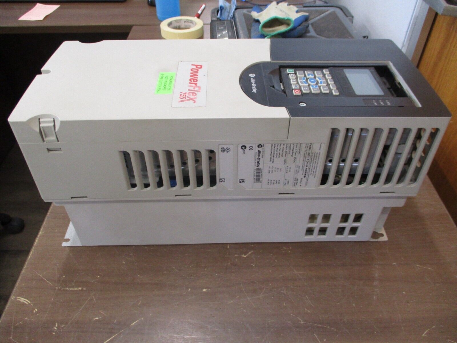 Allen-Bradley PowerFlex 755 AC Drive 20G11ND040AA0NNNNN 30HP 3Ph w/ Keypad Used