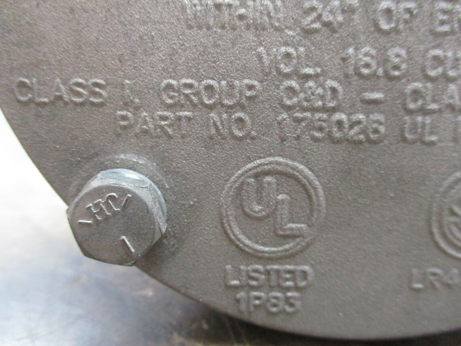 Crouse-Hinds Explosion Proof Outlet Box 175026 Used