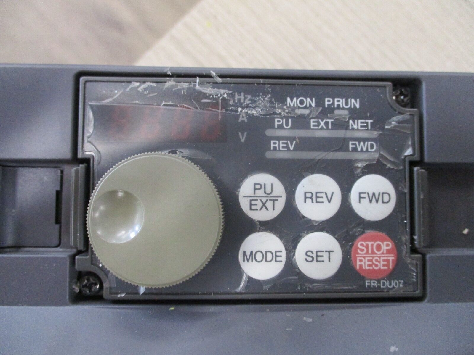 Mitsubishi F700 AC Drive FR-F740-00380-NA 25HP 3PH Input: Output: W/Keypad Used