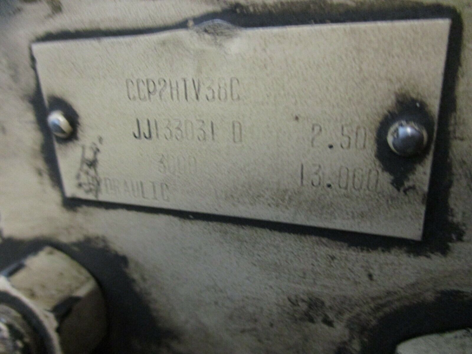Parker Hydraulic Cylinder CCP2HTV38C 3000 PSI Used