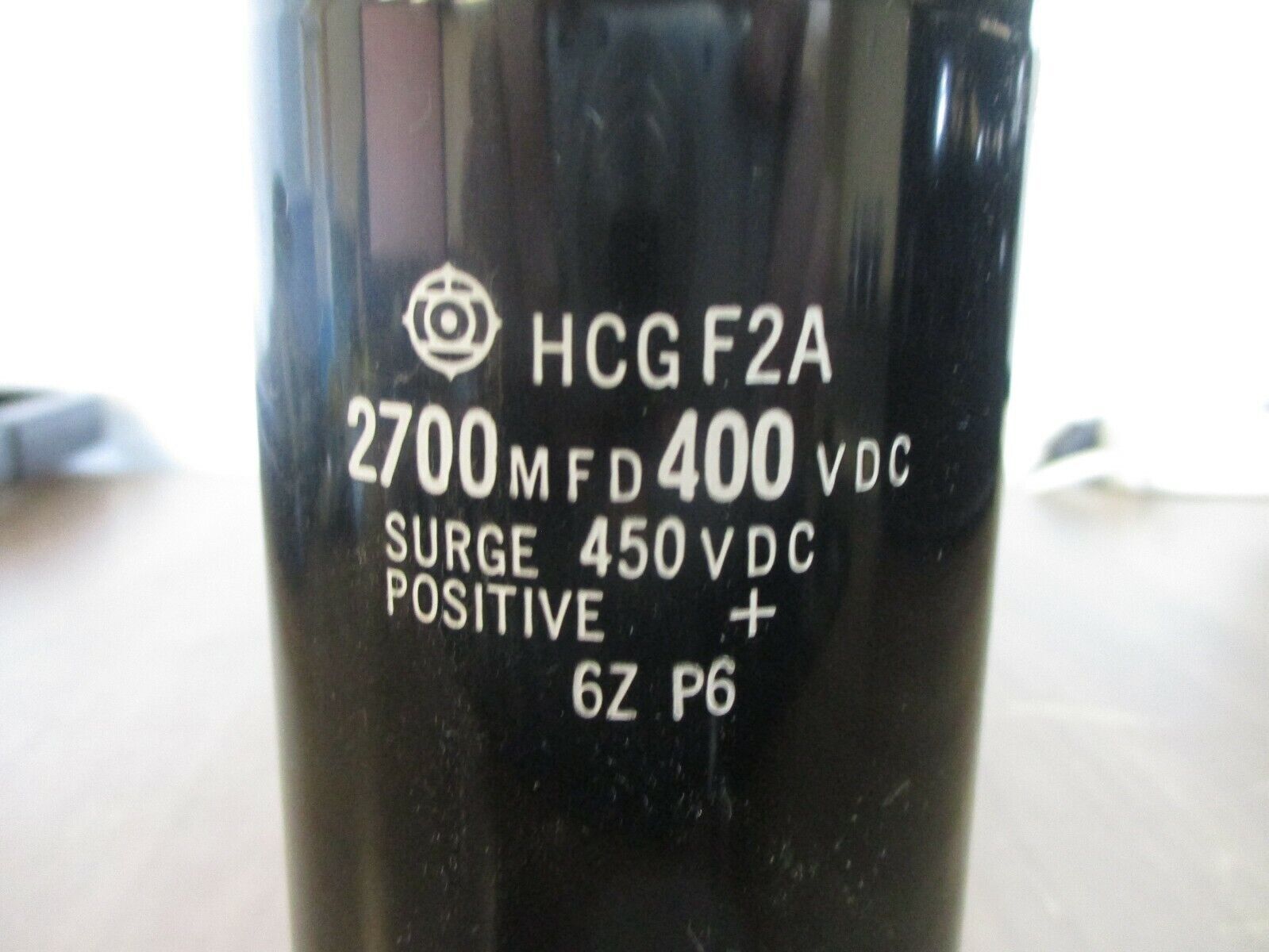 Hitachi Capacitor HCGF2A 2700MFD 400VDC Used