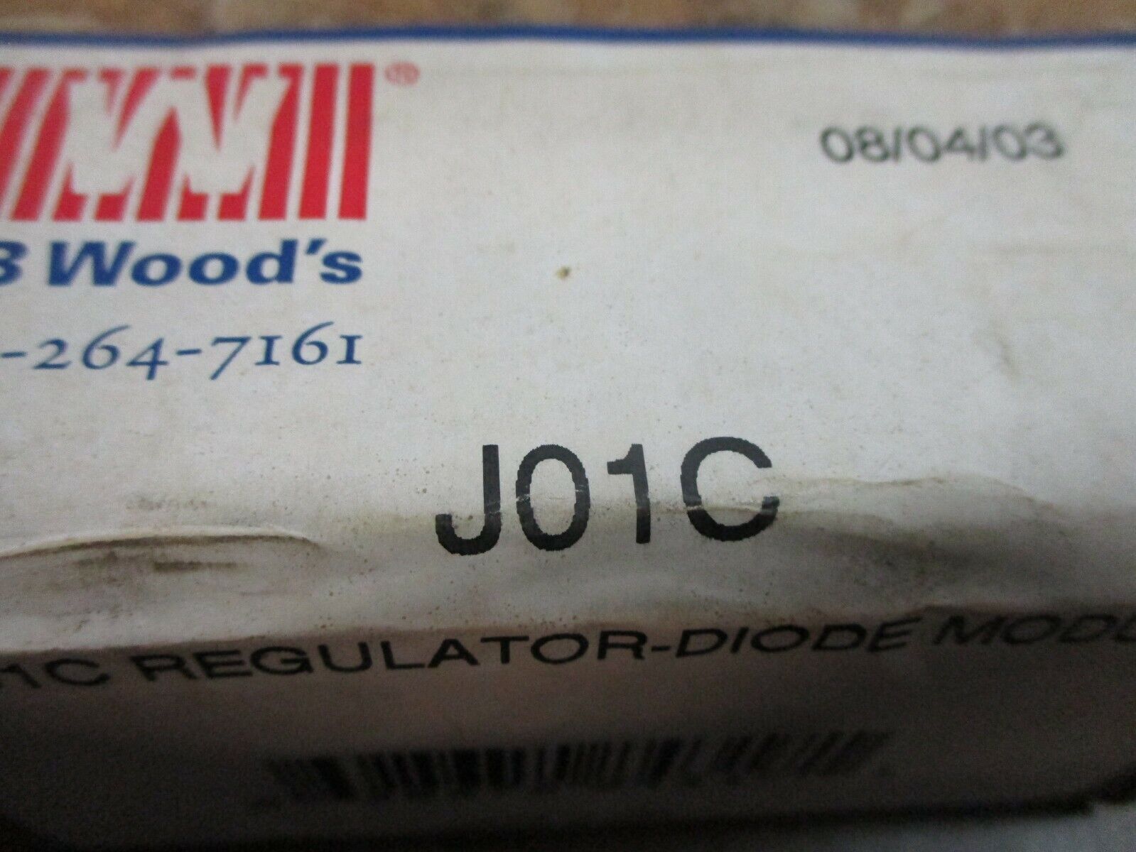 TB Woods Regulator-Diode Module J01C New Surplus
