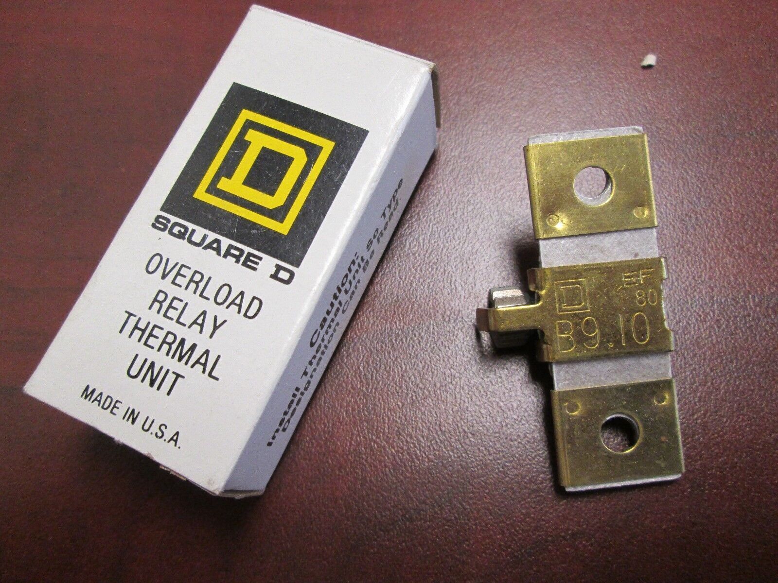 Square D B9.10 Overload Relay Thermal Unit Set of 3 New Surplus