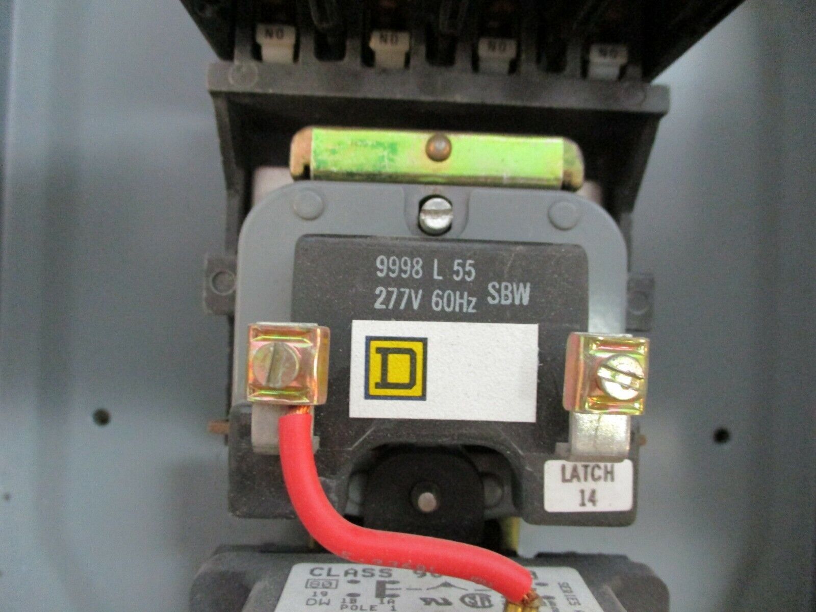 Square D, Enclosed Lighting Contactor, part #: 8903 LXG 20, 277V coil, used