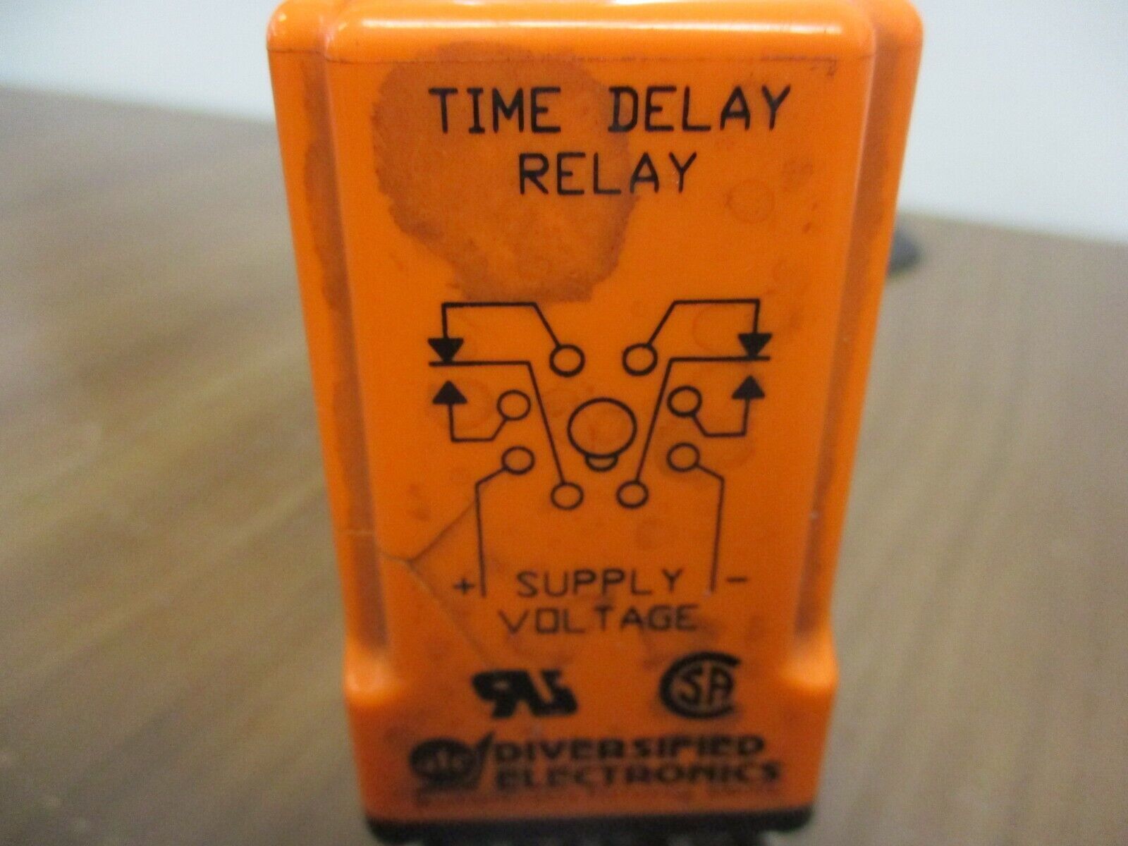 Diversified Electronics Time Delay Relay TBC-120-AAA 120V Range: 0.1-102.3 sec