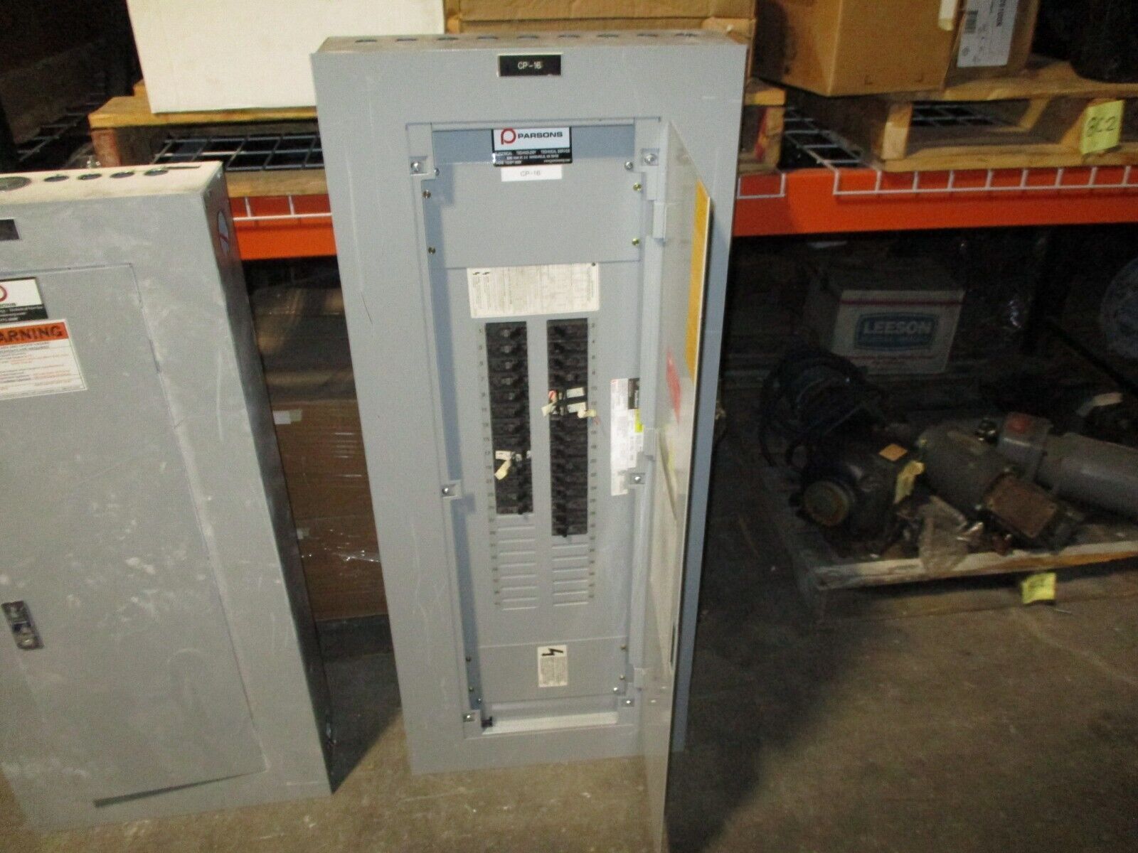 GE Main Lug Breaker Panel AQU3422RCX 225A Max 208/120V 3Ph 4W 42-Slot Used