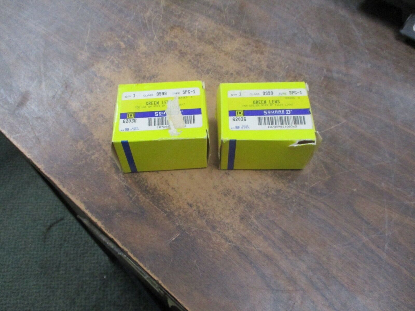 Square D Green Lens 9999 SPG-1 Ser. A For Use on 9999 SP Pilot Light New Surplus
