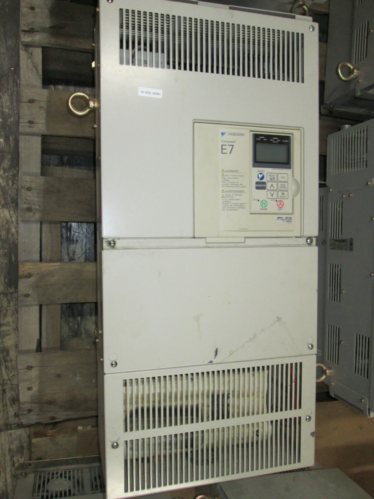 Yaskawa E7 AC Drive CIMR-E7U4045 75HP Used