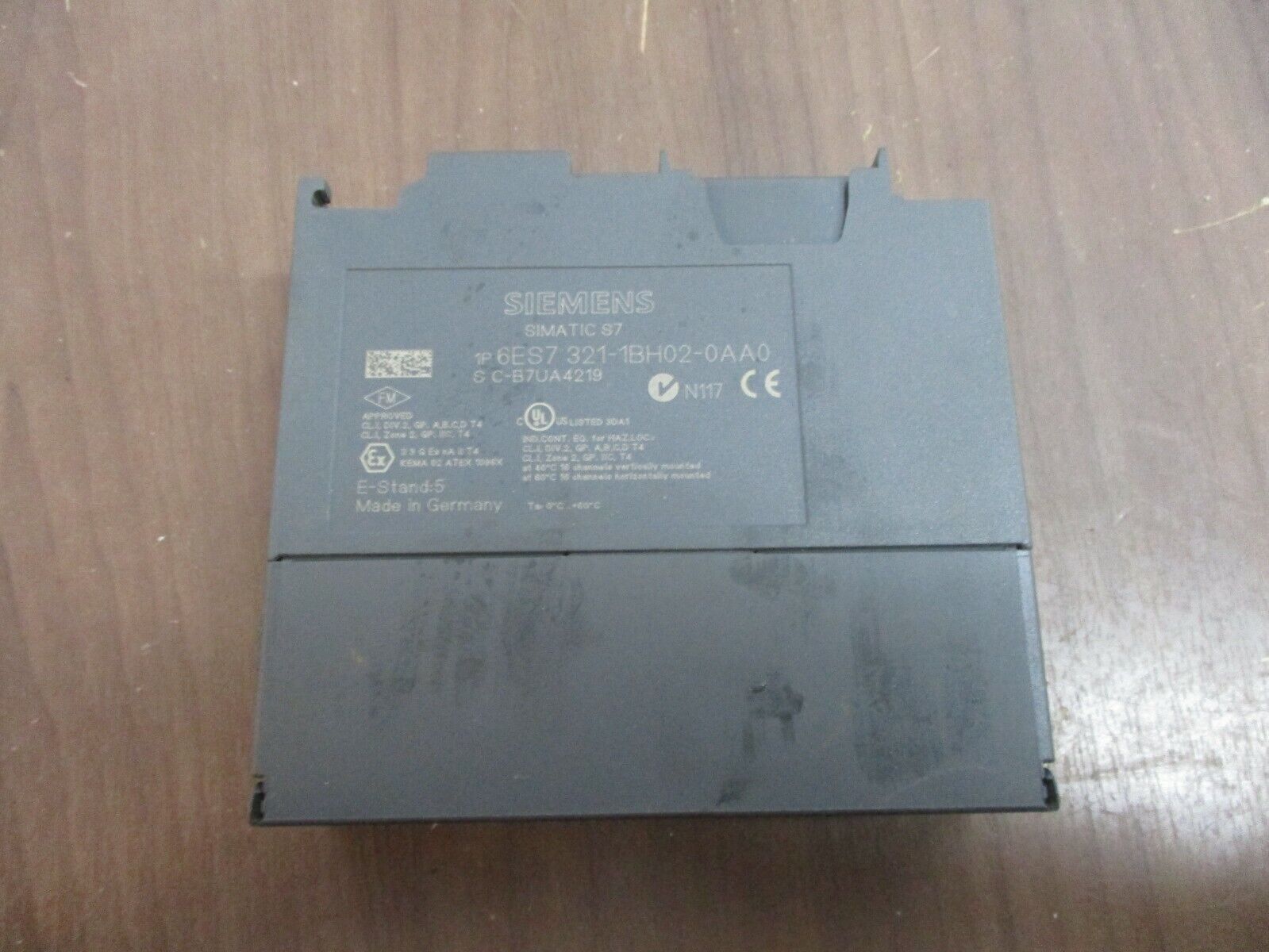 Siemens Simatic S7 Digital Input Module 6ES7 321-1BH02-0AA0 16X DC24V Used