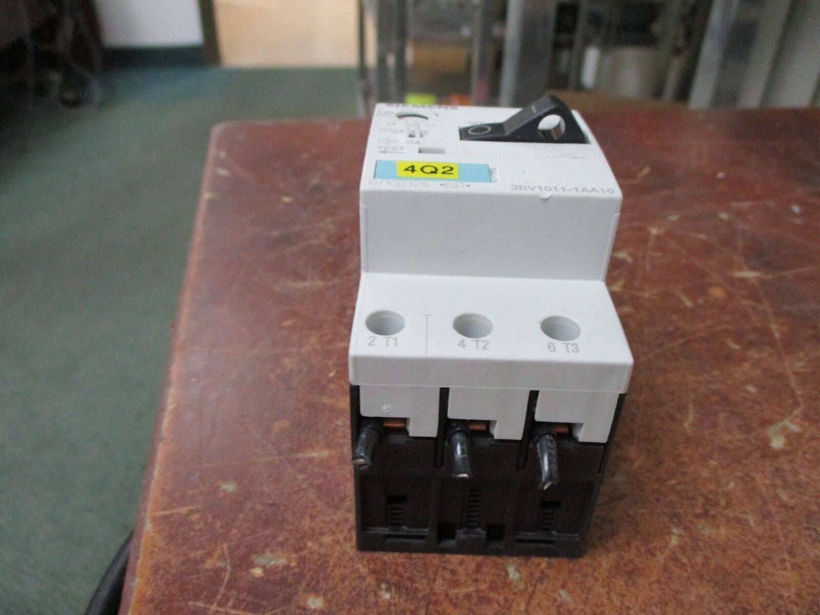 Siemens Manual Starter 3RV1011-1AA10 Trip: 1.1-1.6A Used
